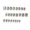 JP1980 Wedding Guest Cat Eye Press-Ons: Photo-Ready Shine, 3-Day Chip-Free! 👰♀️📸  cat'eye light luxury silver glitter reusable press on nails fake nails press-ons nail salon beauty