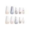 JP2683 Toddler-Tough Medium Press-Ons: Playground to Playdate Ready! 👶🪀  Christmas style glitter rhinestone reusable press on nails fake nails false nails press-ons beauty