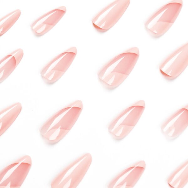 O1CN01Syaw1g2NGHg1qy2X4_!!4234819935-0-cib JP1773 French Tip Almond Press-Ons: Effortless Elegance, No Salon! 🇫🇷💅 French pink love Valentine reusable press on nails fake nails press-ons nail salon beauty