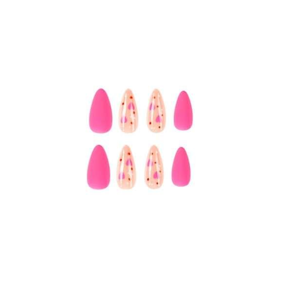 O1CN01nB4l612NGHjsKumUl_!!4234819935-0-cib JP2247 Espresso-Proof Short Nails: No Latte Stains, Just Polished! ☕✨ Valentine rose love frosting reusable press on nails fake nails press-ons nail salon beauty