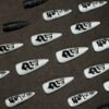 JP1584-🐉 Dragon Text Noir Press-Ons: Where Gothic Script Meets Obsidian Scale Armor​