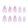 JP3301-💜 Sovereign Velvet: Neuro-Luster™ Almonds w/ 24K Butterfly Armor​​ (FT Weekend: "Minimalist Alchemy for the Shadow Sovereign")