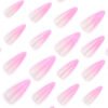 JP3589-💘 Pink Ombré Stiletto Press-Ons | Where Salon Glam Meets Savage Confidence!