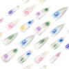JP3476-​Nebula Flame Stiletto Press Ons: Psychedelic Ombré ✦ Quantum Chrome Fire​​ 🌌 Salons Can't Ignite This!