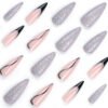 JP3111-🪐 Liquid Steel Eclipse Stilettos: Surgical-Precision Shine That Embarrasses Salons​​ (Vanity Fair’s "Covert Power Move" for ER Nurses & Corporate Assassins)