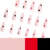 JP2727-​🇫🇷 Parisian Noir Prodigy Stilettos: The French Tip Revenge That Banned Salons