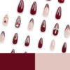 JP2791-✝️ Sanctified Steel: Surgical Gothic Almonds w/ Astral Flash Armor​​ (Vogue: "Cathedral Minimalism for the ER Inquisitor")