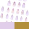 JP3301-💜 Sovereign Velvet: Neuro-Luster™ Almonds w/ 24K Butterfly Armor​​ (FT Weekend: "Minimalist Alchemy for the Shadow Sovereign")