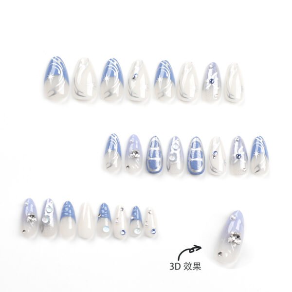 O1CN01JArkwq2NGHpQlMjWc_!!4234819935-0-cib JP3123-🦋 Y2K Time Capsule: Holographic Bow Almonds w/ Nebula Pearls (Rolling Stone: "Millennial Minimalism Weaponized for Festival Rebels")