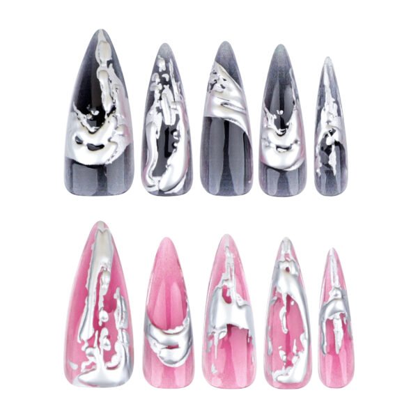O1CN01L8Updz2NGHvUMhe55_!!4234819935-0-cib JP3525-Quantum Chrome Press Ons: Nebula Smoke ✦ 3D Liquid Metal Tips ✨ Vanquish Salons!