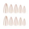 JL0694-🔵 HYDROSTATIC GLIDE: Quantum-Polished Almonds with Liquid Metal Flare​​ (Vogue: "CERN-Grade Chroma for Subsonic Socialites")