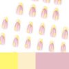 JP3313-🌼 Solar Pearl: Chlorophyll French Almonds w/ Insolation-Reactive Florals​​ (Vogue Paris: "Haute Horticulture for the Litigation Botanist")