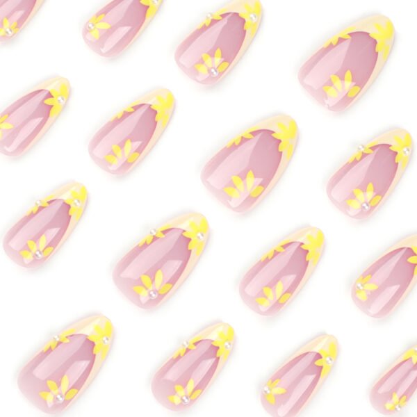 O1CN01YcP6cG2NGHs1U9qg5_!!4234819935-0-cib JP3313-🌼 Solar Pearl: Chlorophyll French Almonds w/ Insolation-Reactive Florals​​ (Vogue Paris: "Haute Horticulture for the Litigation Botanist")