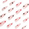 JP2727-​🇫🇷 Parisian Noir Prodigy Stilettos: The French Tip Revenge That Banned Salons
