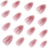 JP3862-💫 Photonic Blush: Surgical Cat Eye Almonds w/ Holographic Hemostasis​​ (Vogue Business: "OR-Approved Luster for the Scalpel Socialite")