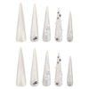 JP3498-Viper Strike Press On Nails - 3D Butterfly & Aurora Claws​​ ✨ Salon-Slayer Length in 5 Mins!