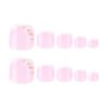 JP3815-Sandal-Ready Floral Pedis: Effortless French Toes for Summer Freedom (Reusable & Waterproof!) ​​Ditch the Pedicure Chair, Embrace Beachy Bliss​