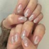 ​JP3576-Salon-Like French Press On Nails - Glitter, Stars, Reusable​