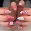 JP3838-Watercolor French Press-Ons: Salon Artistry Without the Wait (Reusable & Waterproof!) ​​Your Nails, Your Silent Poetry​
