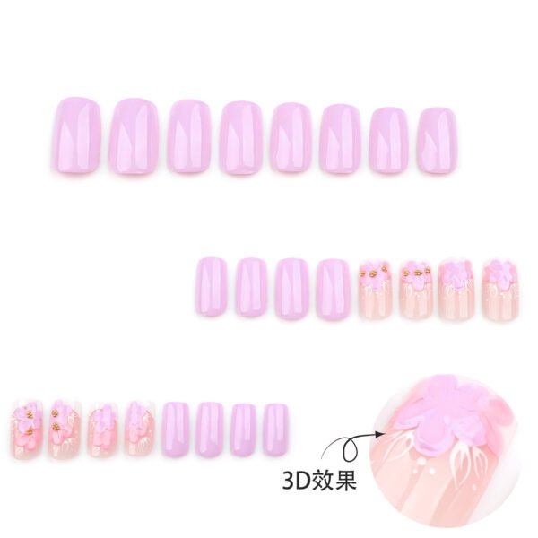 O1CN0143lzy72NGHxhK81uE_!!4234819935-0-cib JP3773-Summer Bliss French Press-Ons: Dainty Square Florals That Breathe (Reusable & Effortless!) Skip the Salon, Savor the Simplicity