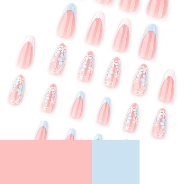 O1CN014jx9kP2NGHxbepiQu_!!4234819935-0-cib JP3794-✨ Tropical Bloom Escape: Reusable Floral French Almond Nails w/ 3D Petals (Salon-Grade Botanicals – No Appointment, No Damage)