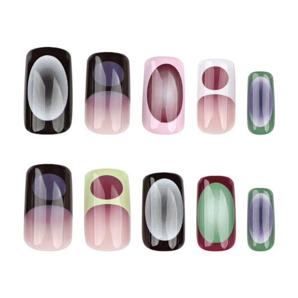 O1CN0167UDyL2NGHwDA0gt9_!!4234819935-0-cib JP3478-Effortless Ombré Elegance: Reusable French Tips for Medium Square Nails ✨ (Salon-Worthy, Waterproof!)