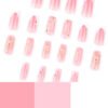 JP3778-Captivating French Waves: Sculpted 3D Floral Press-On Nails | Waterproof & Reusable Salon Dupe ​​Runway-Ready Hands in 90 Seconds: Where Artistry Meets Resilience​