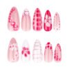 JP3838-Watercolor French Press-Ons: Salon Artistry Without the Wait (Reusable & Waterproof!) ​​Your Nails, Your Silent Poetry​