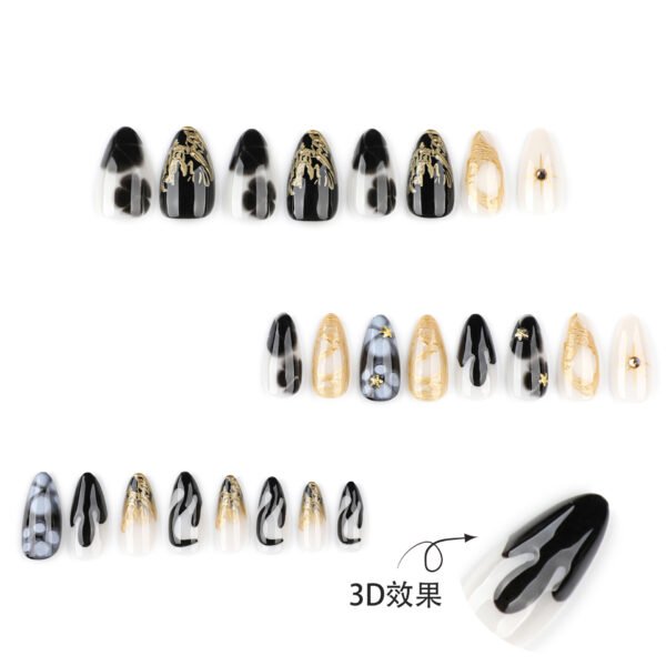 O1CN0170Wg1n2NGHxisv7gJ_!!4234819935-0-cib JP3788-Noir Floral French Press-Ons: Salon-Perfect Nails In Minutes, Not Hours (Reusable, Waterproof & Pain-Free!) Tired of Salon Struggles?