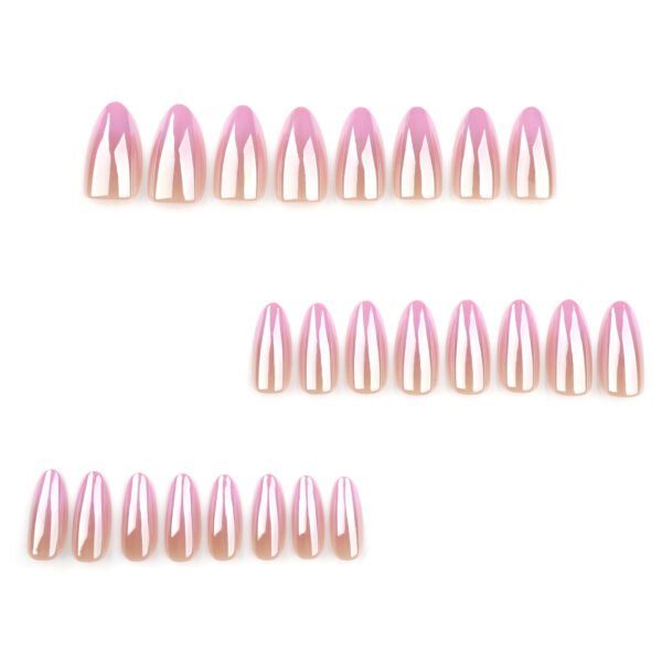 O1CN017S8LwM2NGHuQxXGa2_!!4234819935-0-cib JP3494-Effortless Elegance: Reusable French Almond Nails w/ 3D Blossoms (Salon Look, Zero Commitment!)