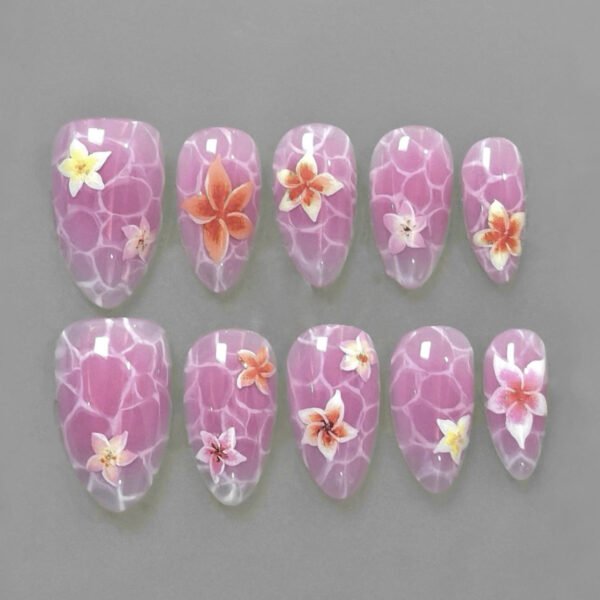 O1CN017bLa2Z2NGHz9PqaEa_!!4234819935-0-cib JP3905-SUMMER MARBLE BLOOMS: Reusable French Almonds | Carrara Cool Meets Mediterranean Wildflowers Stuck in Salon While Summer Escapes? Wear Effortless Riviera Elegance.