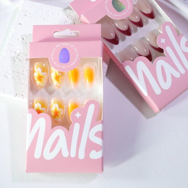 O1CN017sbwt82NGHylWqw1A_!!4234819935-0-cib JL0677-Effortless French Elegance: 3D Floral Almond Press-On Nails (Reusable & Waterproof) Ditch Salon Damage. Rediscover Joy in 90-Second Luxury.