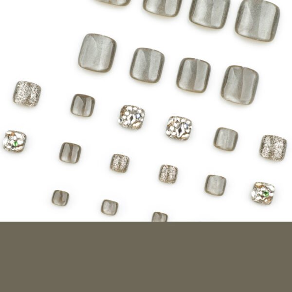 O1CN018W2k242NGHwnuEGIw_!!4234819935-0-cib JP3699-Starlight Siren Toes: Reusable Cat Eye Toenails Drenched in Diamonds
