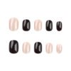GN008-The Cult-Fave Toenail Secret: Always Camera-Ready in 7 Mins​​ 💫 ​​Reusable Cat Eye French Tips - Naked Almond Edition (Short, Snag-Proof, Bliss!)​