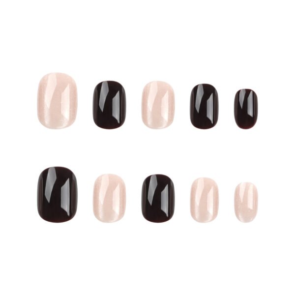 O1CN019WLxqJ2NGHp7m0kT9_!!4234819935-0-cib GN008-The Cult-Fave Toenail Secret: Always Camera-Ready in 7 Mins 💫 Reusable Cat Eye French Tips - Naked Almond Edition (Short, Snag-Proof, Bliss!)