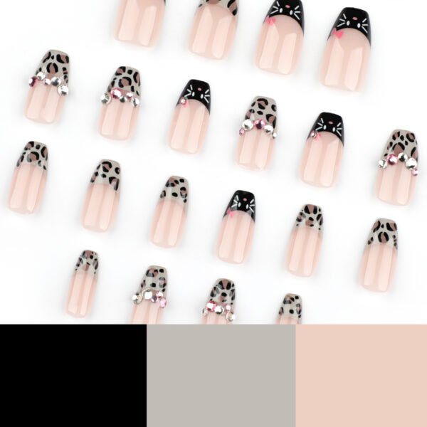 O1CN019x325H2NGHx0D2aZE_!!4234819935-0-cib JP3595-Rebel French Tips: Ballet-Length Press-Ons with Leopard Spark & Salon-Free Swagger