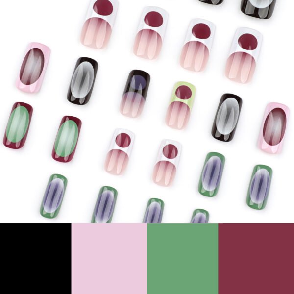 O1CN01A4MwmL2NGHwB9K0S8_!!4234819935-0-cib JP3478-Effortless Ombré Elegance: Reusable French Tips for Medium Square Nails ✨ (Salon-Worthy, Waterproof!)