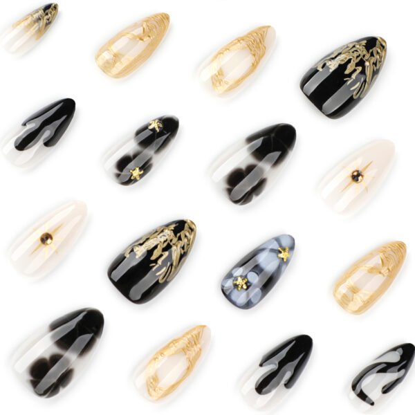 O1CN01Bu0qq32NGHxjHk7Lr_!!4234819935-0-cib JP3788-Noir Floral French Press-Ons: Salon-Perfect Nails In Minutes, Not Hours (Reusable, Waterproof & Pain-Free!) Tired of Salon Struggles?