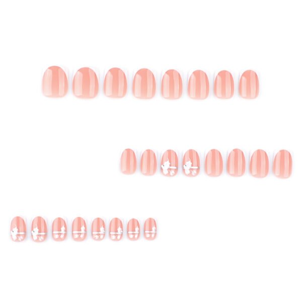 JP3884-Effortless French Florals: Salon-Perfect Toes in 15 Minutes (Reusable & Waterproof!) ​​Step Into Summer With Confidence, Not Salon Appointments​