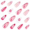 JP3838-Watercolor French Press-Ons: Salon Artistry Without the Wait (Reusable & Waterproof!) ​​Your Nails, Your Silent Poetry​
