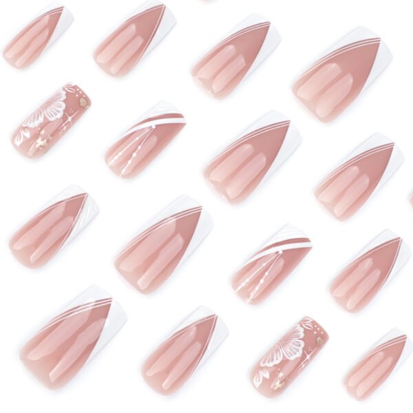 O1CN01DuZGhX2NGHxNXNMCB_!!4234819935-0-cib JP3765-Summer’s Secret: Effortless French Tip Press-Ons with 3D Florals & Waterproof Freedom