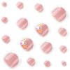 JP3799-Effortless Floral French Toe Nails | Instagram-Worthy Pedicure Press-Ons ​​Sandal-Ready Perfection in 90 Seconds: Your Secret to Viral Feet​