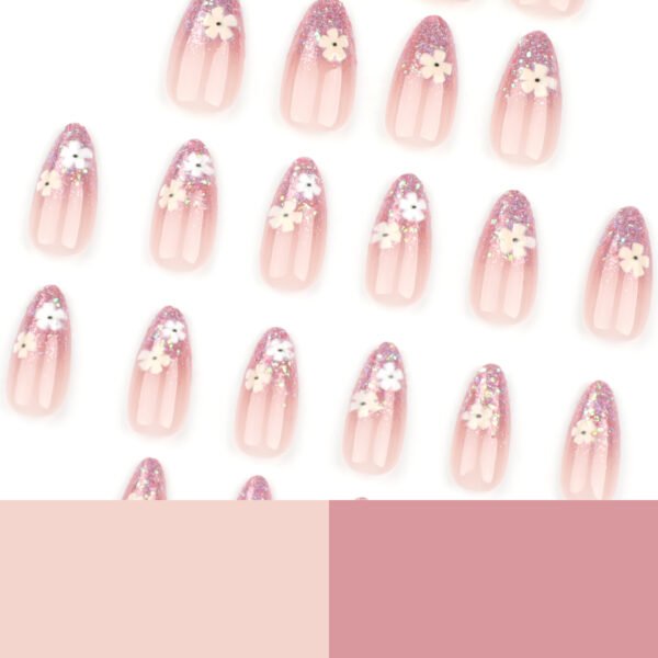 O1CN01FfBfRg2NGHsUMTMGk_!!4234819935-0-cib JP3384🌻 Sunburst French Tips: Waterproof Floral Press On Nails with Diamond Dust (5-Min Summer Glow Up) 🌊 Salon Secret for Beach Babes: Pool-to-Bar Nails That Survive Saltwater, Margaritas & Sunscreen Fingers