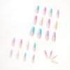 JP1123-Ultimate French Ballet Cloud Press-On Nails: Waterproof, Reusable & Rainbowed Perfection Unlock Effortless Elegance – Salon Results in 3 Minutes. Perfect for Dancers, Busy Queens & Dreamers