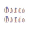 JP3240-💫 Insta-Famous Nails in 5 Mins? Meet Your New Secret Weapon: Chrome French Cat Eye Press-Ons!