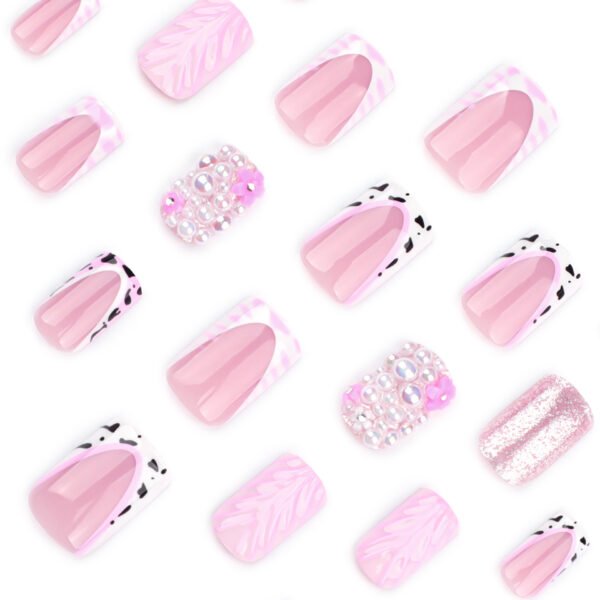 O1CN01Hzk4o72NGHwAeYgTw_!!4234819935-0-cib JP3675-Your Water Wave French Fantasy: Reusable 3D Pearl & Leopard Nails ✨