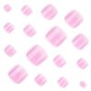 JP3962-Effortless French Toenails | Beach-Ready Gradient Press Ons Minimalist Summer Pedis – Reusable & Sand-Proof