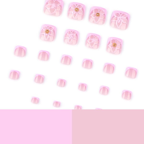 O1CN01JaFe4b2NGHxuCy3hM_!!4234819935-0-cib JP3810-3D Bloom French Toes: Luxe Salon Pedicures in Minutes, Not Hours (Reusable & Waterproof!) Beach-Ready Toes Without the Salon Struggle