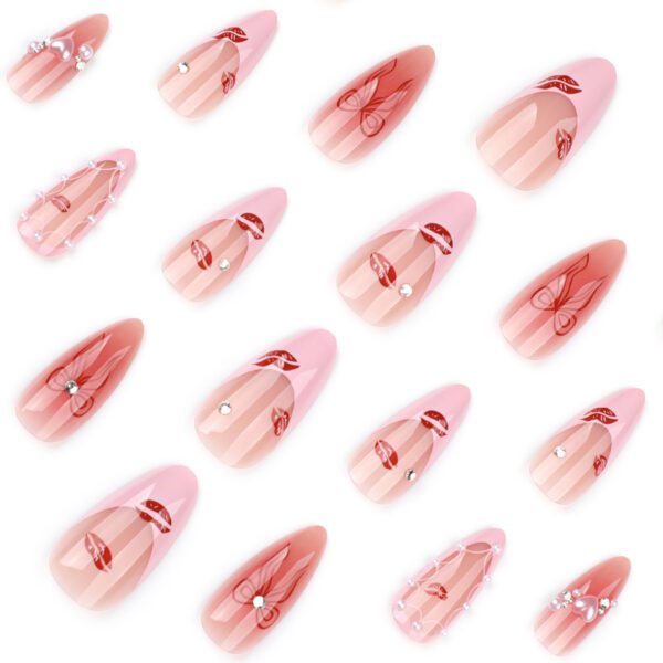 O1CN01KN4APo2NGHy5XtR9m_!!4234819935-0-cib JP3824-Rouge Fantasy Press-Ons: Flirty Kiss Marks Meet French Elegance 💋✨ (Smudge-Proof Lip Art • Reusable 5x • Applies in 10 Mins)