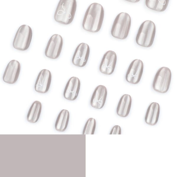 O1CN01KgL9B92NGHvQATByJ_!!4234819935-0-cib JP3622-Effortless Autumn Elegance: French Cat Eye Toes in Cloud Grey 🌫️ (Reusable Salon Luxury at Home!)